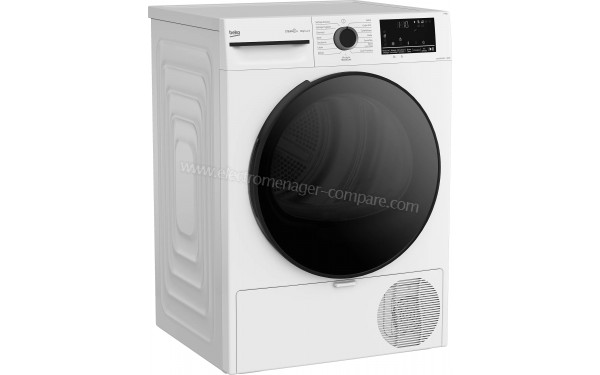 BEKO D3H2D8C6BW - Vue 3/4 gauche