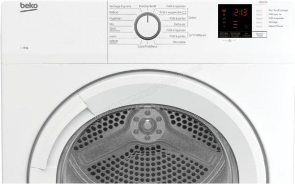 BEKO DA8012GA - Panneau de commandes