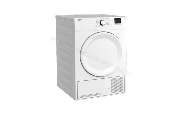 BEKO DB7111PA0W - Vue 3/4 gauche (cr&eacute;dit : Darty)