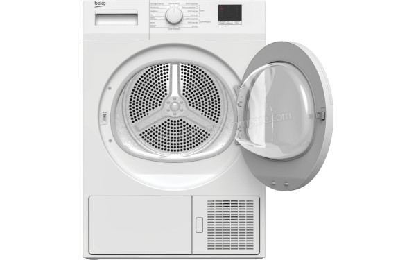 BEKO DBH8246DGA0WW - Vue de face porte ouverte