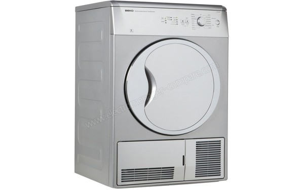 BEKO DC7230S - Vue 3/4 gauche (cr&eacute;dit : Boulanger)