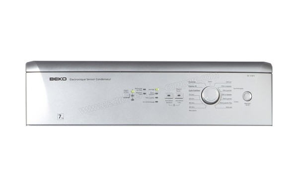 BEKO DC7230S - Bandeau de commandes