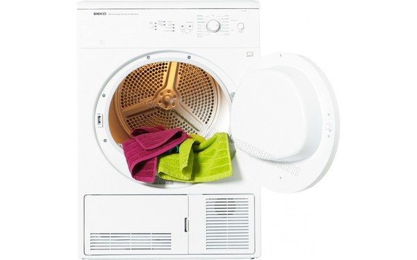 BEKO DC7230 - Vue de face porte ouverte (cr&eacute;dit : Boulanger)