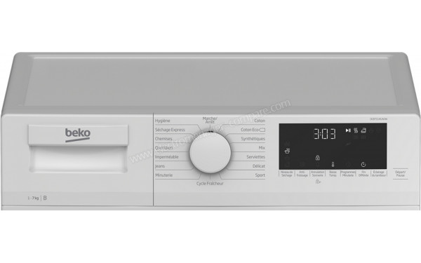 BEKO DCB7114GA0W - Panneau de commandes