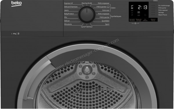 BEKO DCB816A - Panneau de commandes