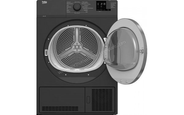 BEKO DCB816A - Vue de face avec hublot ouvert