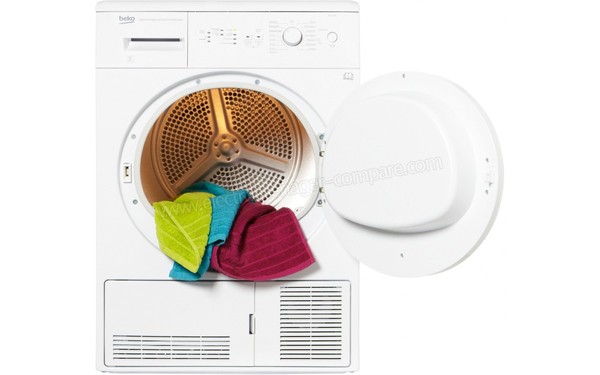 BEKO DCU7231 - Vue de face porte ouverte (cr&eacute;dit : Boulanger)