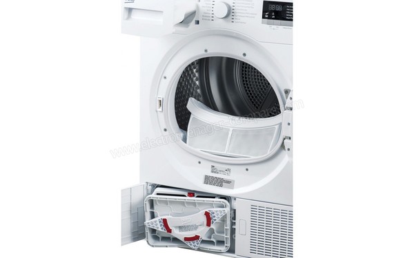 BEKO DDS7433GX0W - Vue du condenseur (cr&eacute;dit : Darty)