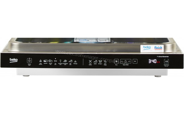 BEKO DEN4842421W - Panneau de commandes (cr&eacute;dit : Boulanger)