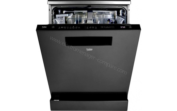 BEKO DEN48430XRDOS - Vue de face (cr&eacute;dit : Boulanger)