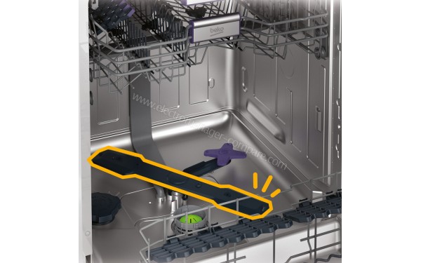 BEKO DFN1420W - Vue du bras de lavage
