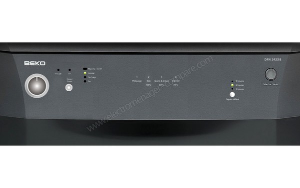 BEKO DFN2423B - Panneau de commandes