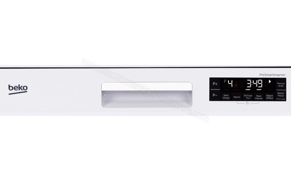BEKO DFN28320W - Panneau de commandes
