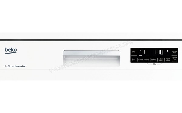 BEKO DFN38521W - Panneau de commandes (cr&eacute;dit : Boulanger)