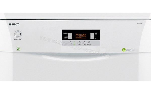 BEKO DFN5530 - Panneau de commandes
