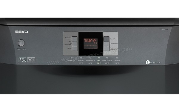 BEKO DFN6635B - Panneau de commandes