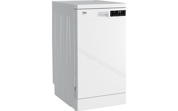 BEKO DFS28120W - Vue 3/4 gauche (cr&eacute;dit : Darty)