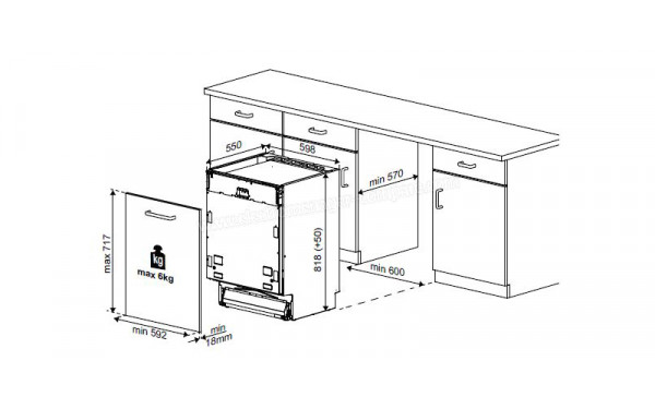 BEKO DIN28423 - Dimensions