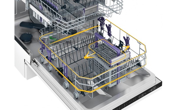 BEKO DIN28431 - Vue du panier &agrave; couvert