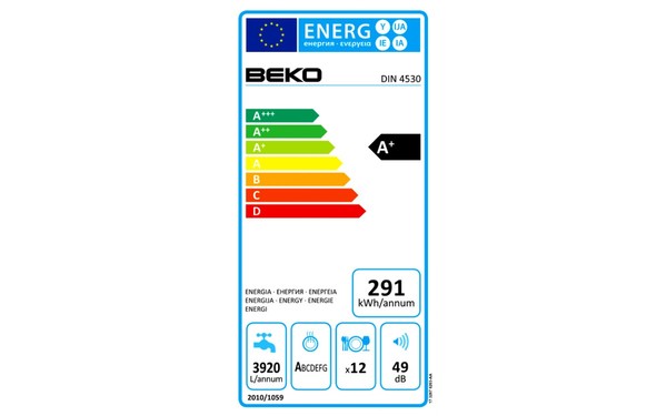 BEKO DIN4530 - &Eacute;tiquette &eacute;nergie