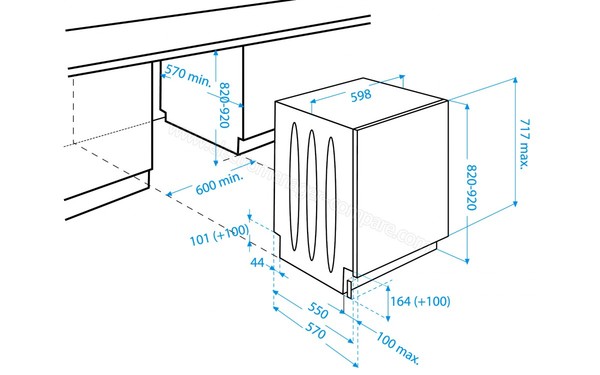 Beko bcna306e2s схема встраивания