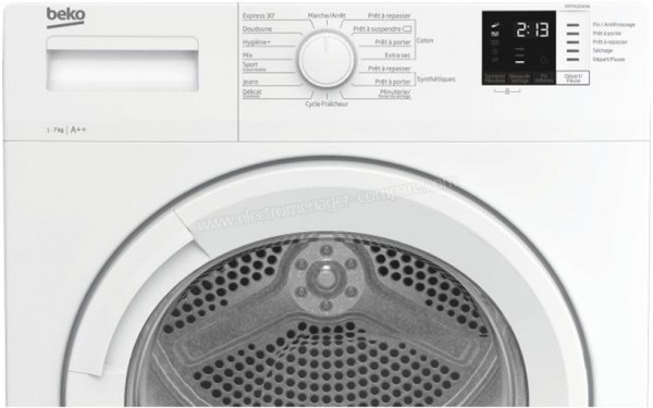 BEKO DM7412GA0W - Panneau de commandes