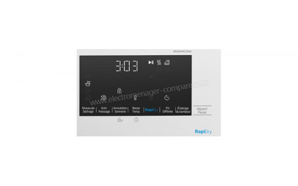 BEKO DR28446CX0W - Vue des programmes