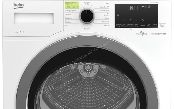 BEKO DS9210GA0WHT - Panneau de commandes