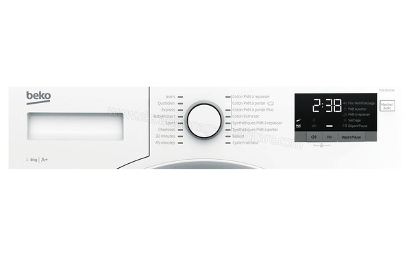 BEKO DSBU84310W - Panneau de commandes