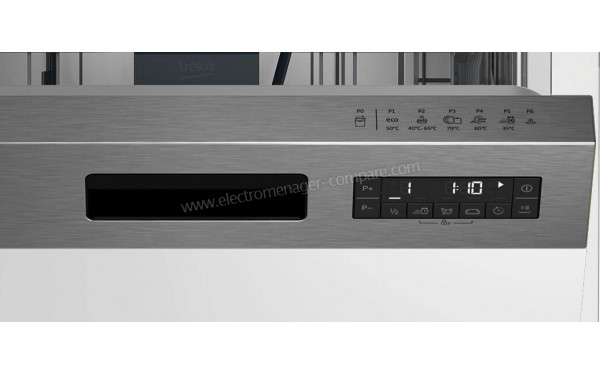 BEKO DSN26420X - Vue des programmes