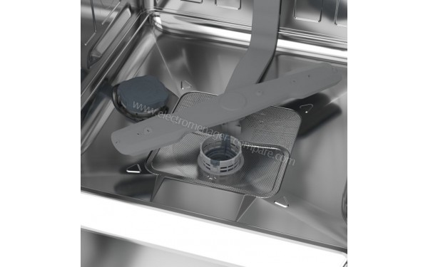 BEKO DSN26420X - Vue du bras de lavage (cr&eacute;dit : Boulanger)