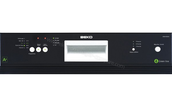 BEKO DSN4530B - Panneau de commandes