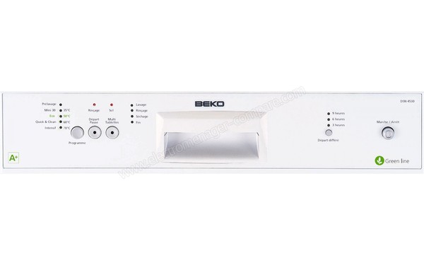 BEKO DSN4530 - Panneau de commandes