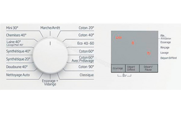 BEKO DWTV6621XW1W - Vue des programmes