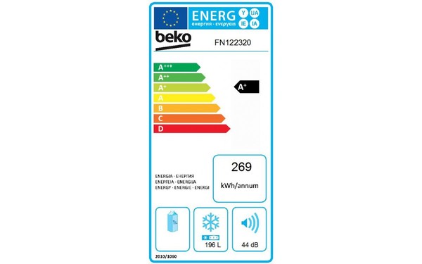 BEKO FN122320 - &Eacute;tiquette &eacute;nergie