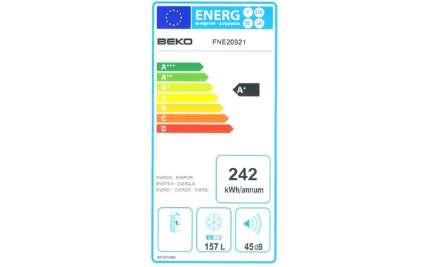 BEKO FNE20921 - &Eacute;tiquette &eacute;nergie