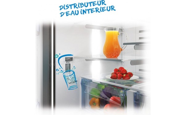BEKO GN1416220CX - Distributeur d'eau (cr&eacute;dit : Boulanger)