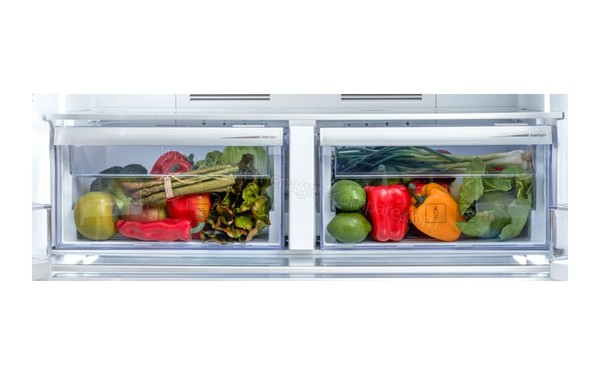 BEKO GN1416220CX - Zone fra&icirc;cheur (cr&eacute;dit : Boulanger)