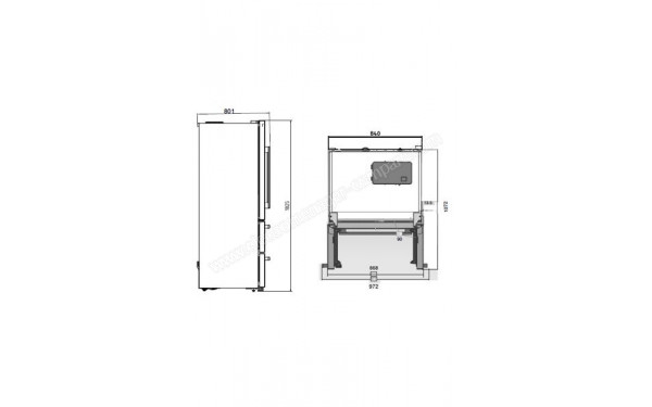 BEKO GNE6039XPN - Sch&eacute;ma technique