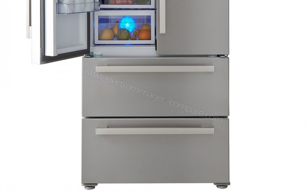 BEKO GNE60521X - Vue de la partie inf&eacute;rieure (cr&eacute;dit : Boulanger)