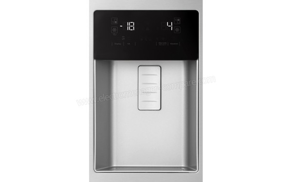 BEKO GNE60530DX - Distributeur avec panneau de commande