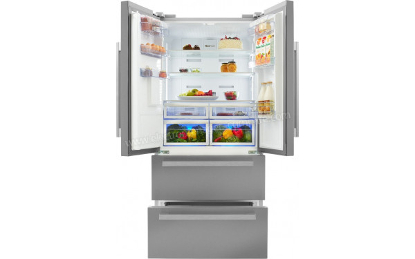 BEKO GNE60532DXPN - Vue de l'int&eacute;rieur partie r&eacute;frig&eacute;rateur