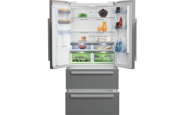 BEKO GNE60542DXPN - Vue de l'int&eacute;rieur partie r&eacute;frig&eacute;rateur