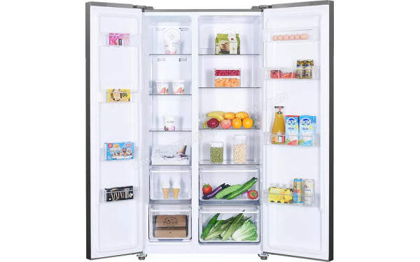 BEKO GNO5324XPN - Vue de l'int&eacute;rieur partie r&eacute;frig&eacute;rateur