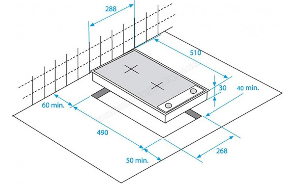 BEKO HDCG32220FX Import EU - Sch&eacute;ma technique