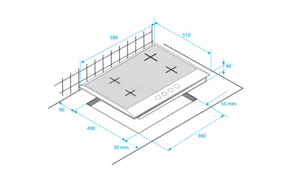 BEKO HIAW64325SX - Dimensions