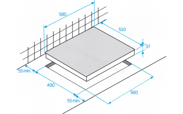 BEKO HIC64402T 2022 - Dimensions