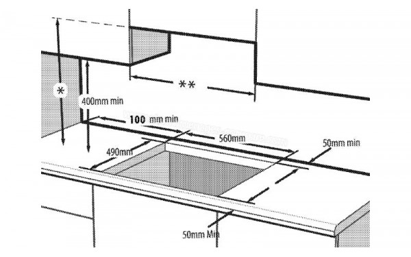 BEKO HIGG64123SX - Dimensions