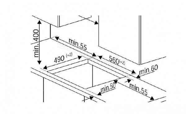 BEKO HII63401MT - Dimensions