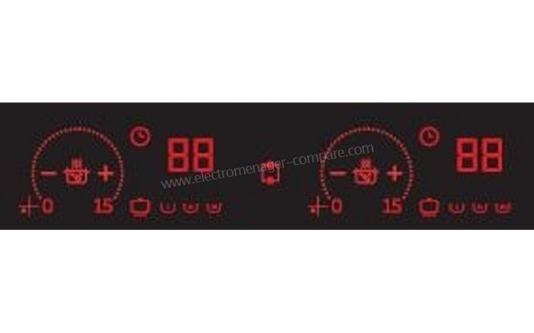 BEKO HII63800FHT - Vue sur l'afficheur (cr&eacute;dit : Darty)